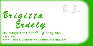 brigitta erdely business card